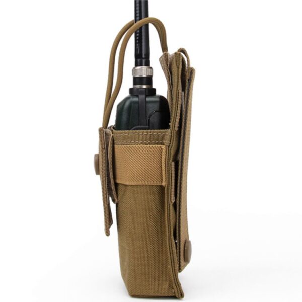 Nylon Case Holder Pouch for Motorola Icom Kenwood Yaesu Vextex Handheld Radio  - Image 2