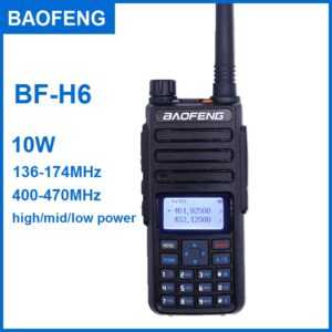 Baofeng BF-H6 10W Dual Band Long Talking Range Hunting Radio