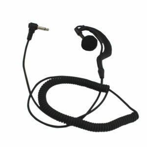 3.5mm Single G shape Earphone for Mobile phone/Hand Mic/Walkie Talkie