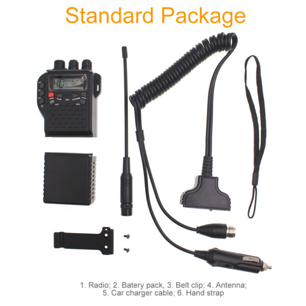 CB Radio 27MHz MR999 PRO CB-270 Walkie Talkie with LCD diaplay 40 Channel AM FM Radio CB270 26.965 - 27.860MHz  - Image 7