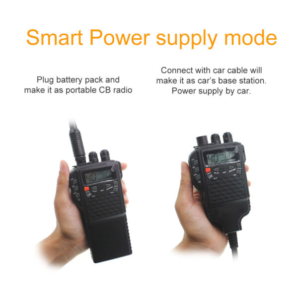 CB Radio 27MHz MR999 PRO CB-270 Walkie Talkie with LCD diaplay 40 Channel AM FM Radio CB270 26.965 - 27.860MHz  - Image 8