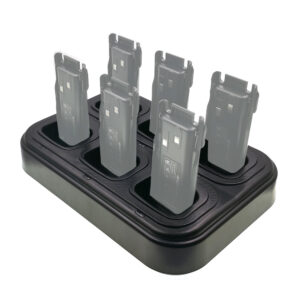 Six-Way Multi Docking Charger With AC Adapter for Baofeng UV-82HP UV-82TP UV-82 UV-8 UV-89 Walkie Talkie