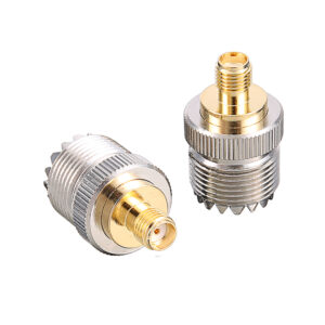2pcs Baofeng 5R PX777 PX888 Radio Antenna Adapter SMA Female Socket S021A To UHF-F SO239