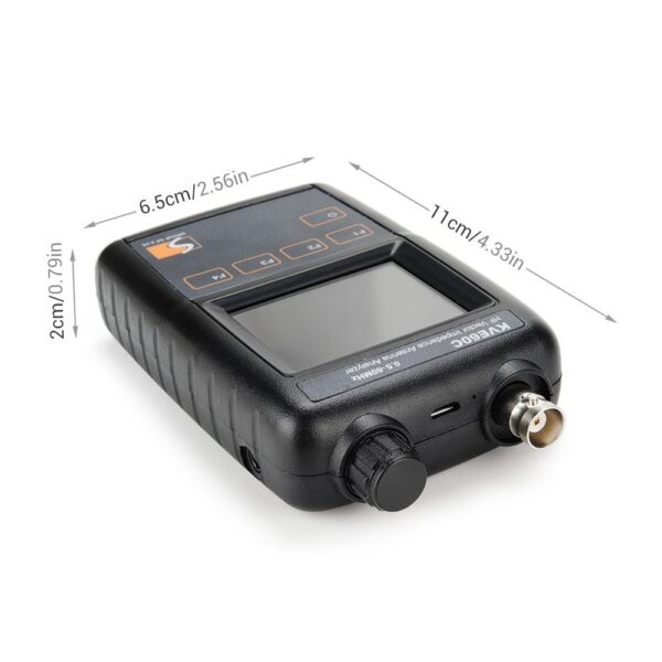 KVE60C Short Wave Antenna Analyzer 0.5MHz-60MHz Standing Wave Impedance Analysis RFID Detection - Image 2