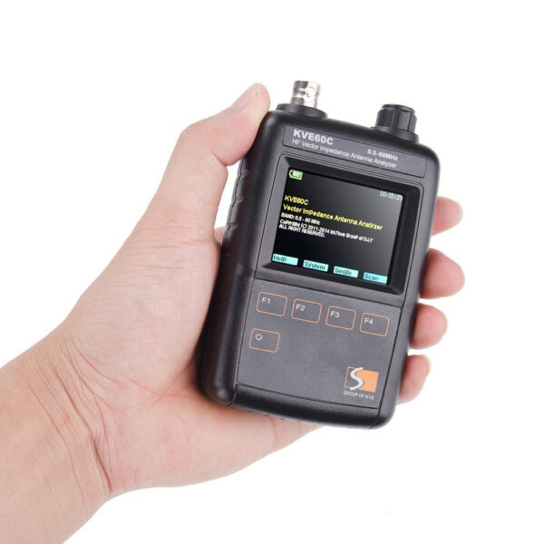 KVE60C Short Wave Antenna Analyzer 0.5MHz-60MHz Standing Wave Impedance Analysis RFID Detection - Image 3