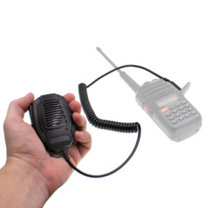 Walkie Talkie Two-pin k1 Speaker Mic for  TYT UV8000D MD-380 Baofeng 5R Series Kenwood TK3207 etc