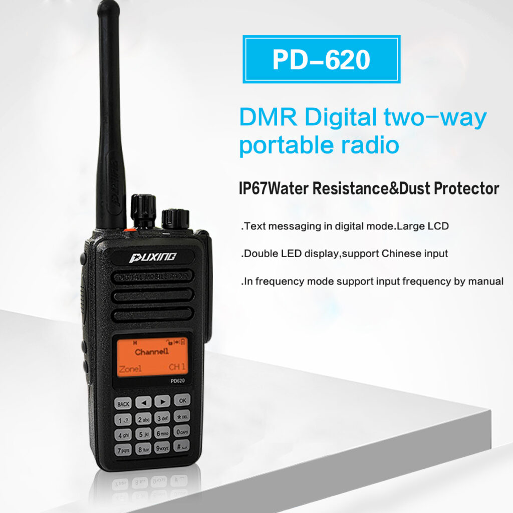 High Quality Puxing PD620 5watts 1000channels UHF or VHF DMR Digital