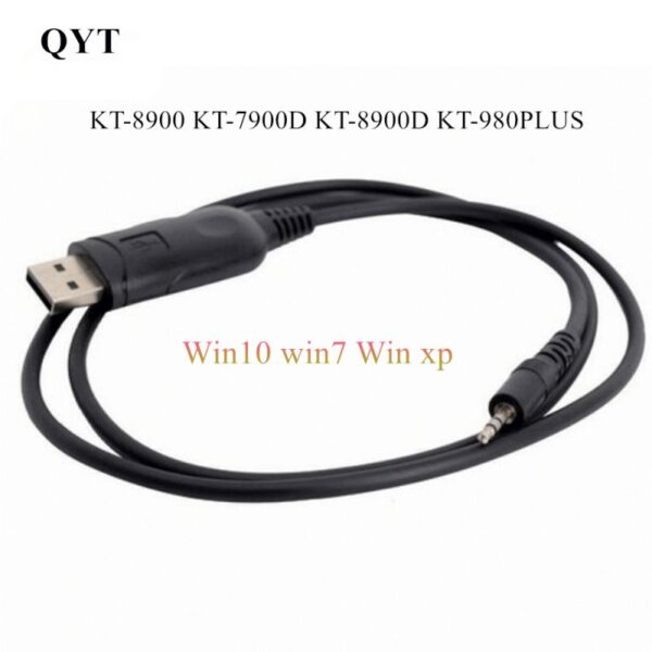 QYT USB Programming Cable for KT-8900 KT-8900R KT-7900D KT-980PLUS KT-790PLUS Car Radio