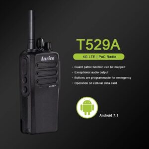 Inrico T529A 4G LTE Global Call SIM Card Rugged PTT Two-way Radio