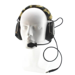 Military Standard Aviation Tactical Walkie Talkie Anti-Noise Sordin Headphone