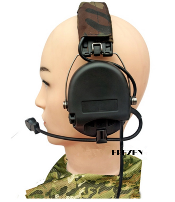 Military Standard Aviation Tactical Walkie Talkie Anti-Noise Sordin Headphone - Image 6