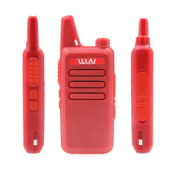 Light Super Thin Radio WLN KD-C1 White Black Red 5W Power Out UHF 400-470 Walkie Talkie - Image 4