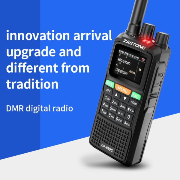 Zastone DP-889G Tier 2 Dual Mold Communication Digital Analog DMR Radio GPS Walkie Talkie