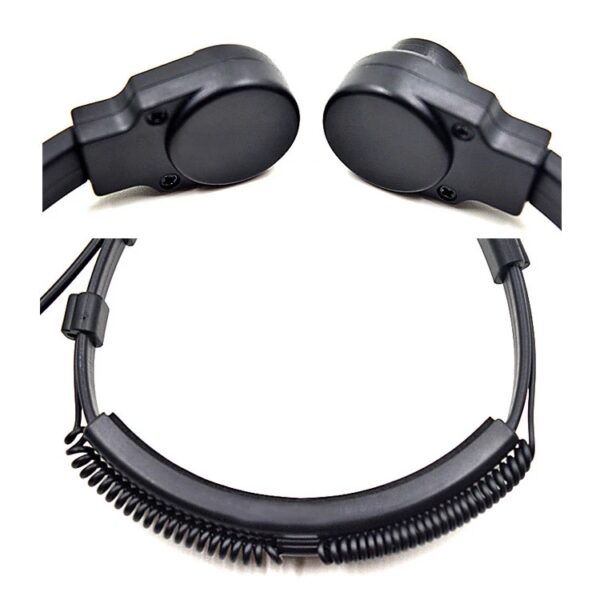2pcs Motorola APX6000 XiR P8208 DGP4150 DP3401 etc Finger PTT Throat Mic Headset - Image 5