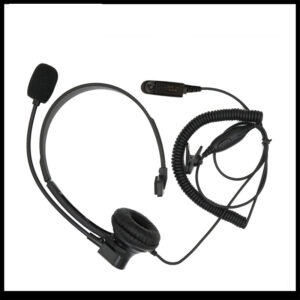 Motorola GP340 GP328 GP1280 PRO5150 GP338 GP380 HT1250 Overhead Boom Mic Headphone