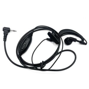 Motorola T60 T80 T5 T7 MR350R etc Many Radio Police Surveillance PTT Microphone Headset