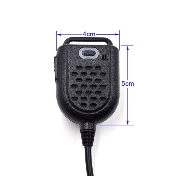 Two-way Radio Mini PTT Mic for Kenwood Baofeng 5R Series BF-888S GT-3 TYT Puxing HYT H777 - Image 3