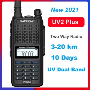 Baofeng UV2Plus 10W Walkie Talkie Long Range High Power Two Way Radio