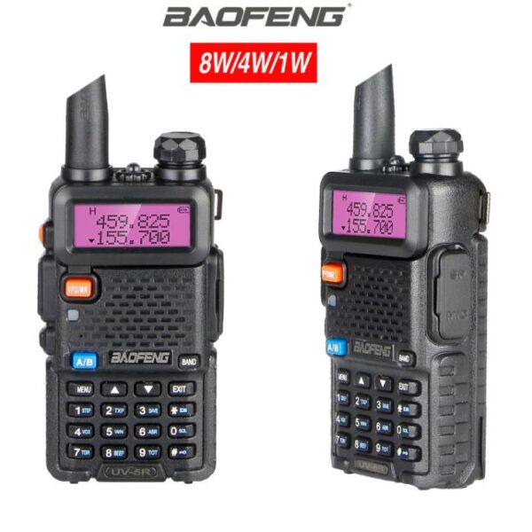 8W Powerful Baofeng UV-5R Dual Band VHF UHF Transceiver 10km Hunting Transmitter - Image 3