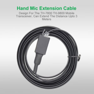 TYT TH-7800 TH-9800 Car Radio Walkie Talkie 50km Transceiver Quad Band Dual Display Hand Microphone Extension Cable