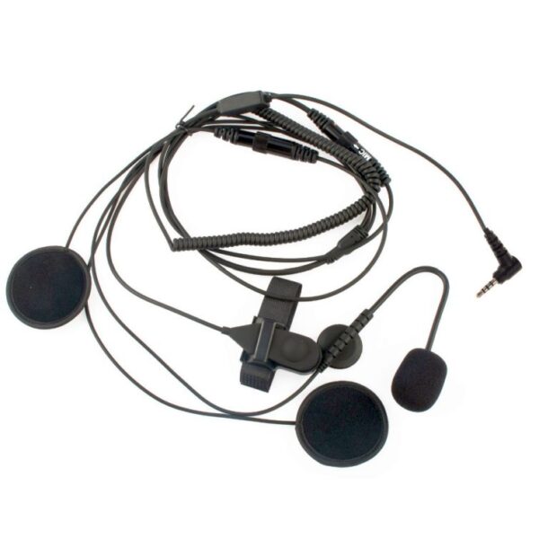 Walkie Talkie Finger PTT Helmet Headset Microphone For Yaesu Vertex VX-3R FT-10R Two Way Radio - Image 2