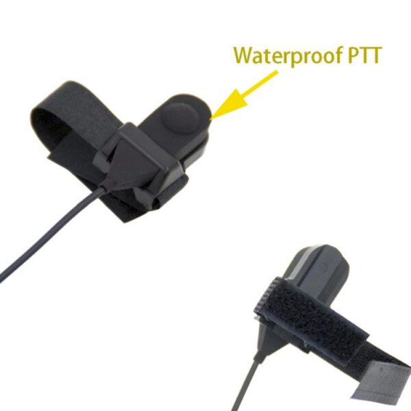 Walkie Talkie Finger PTT Helmet Headset Microphone For Yaesu Vertex VX-3R FT-10R Two Way Radio - Image 4