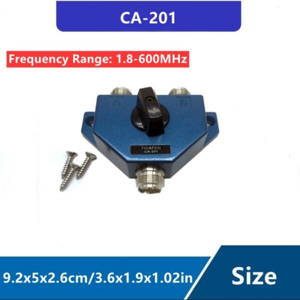 CA-201 Antenna Switcher Connector Adapter Converter CB Radio Antenna Coax Switch