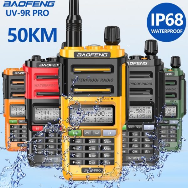 Baofeng UV-9R PRO High Power IP68 Waterproof Radio UHF VHF Dual Band Walkie Talkie