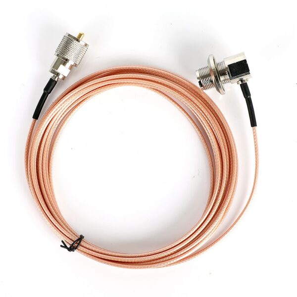 Coaxial Cable UHF PL-259 For YAESU ICOM KENWOOD QYT Mobile Radio