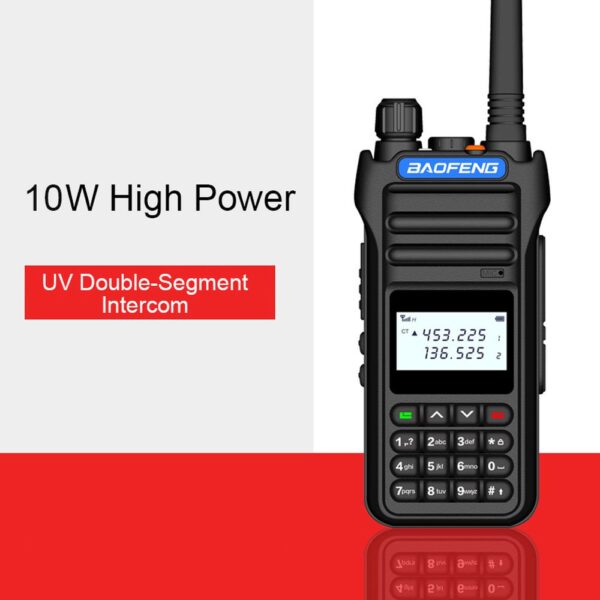 Baofeng BF-8000D 10W High Power UHF VHF Dual Band Walkie Talkie - Image 2