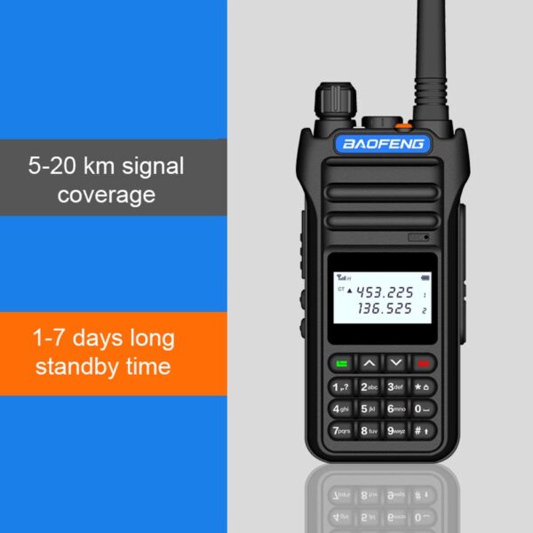 Baofeng BF-8000D 10W High Power UHF VHF Dual Band Walkie Talkie - Image 3