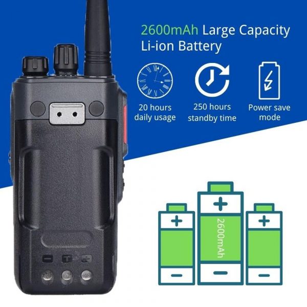 Talinfone M23 Plus UHF VHF Walkie Talkie IP68 Waterproof 10W Powerful Radio - Image 3