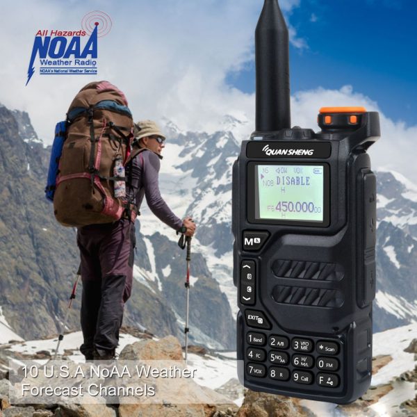 Quansheng UV-K5 Walkie Talkie 50-600MHz Air Band DTMF Scrambler Wireless Frequency Copy NOAA FM Radio - Image 2