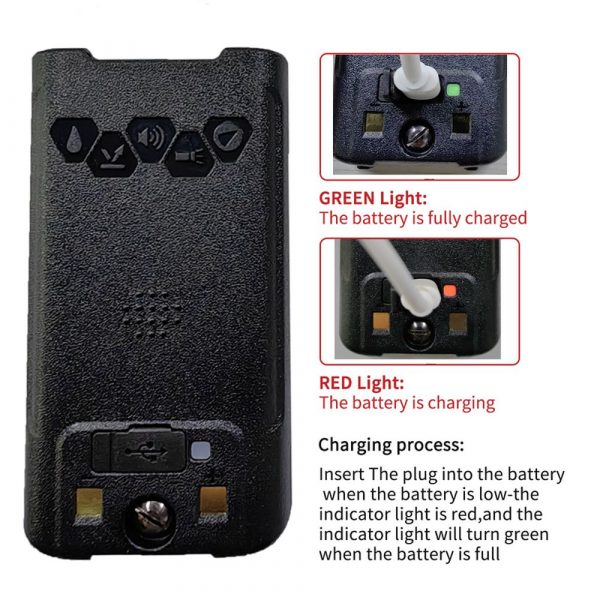 Baofeng High Capital Li-ion Battery for UV-S22 Pro UV-68 Pro Max UV-98 Pro Walkie Talkie - Image 2