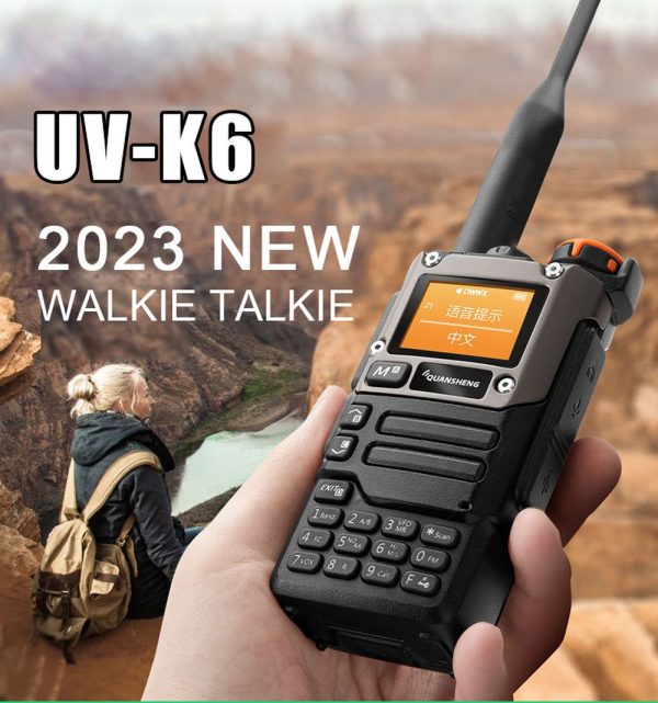 Quansheng UV-K6 Walkie Talkie Handheld Transceiver VHF UHF Radio AM FM Radio - Image 2