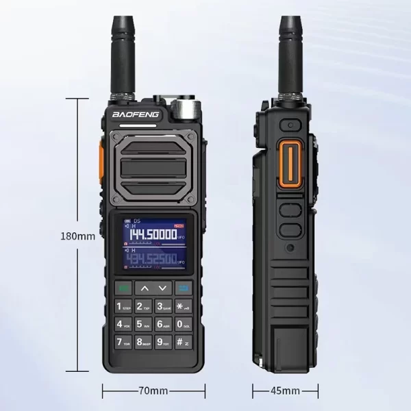 Baofeng UV-25L Military Walkie Talkie Long Range Tactical Radio Tri-Band Copy Frequency BF-UV25L High Powerful Handheld Type-C Outdoor Two Way Radio - Image 4