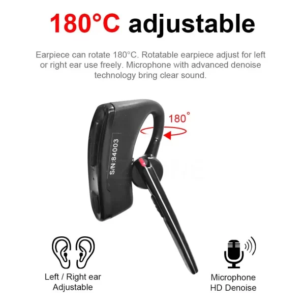 Wireless PTT Earphone Bluetooth Headset For HYT TC-610 TC500 TC700 Motorola GP300 GP308 GP68 GP88 Walkie Talkie Accessories Headset - Image 3