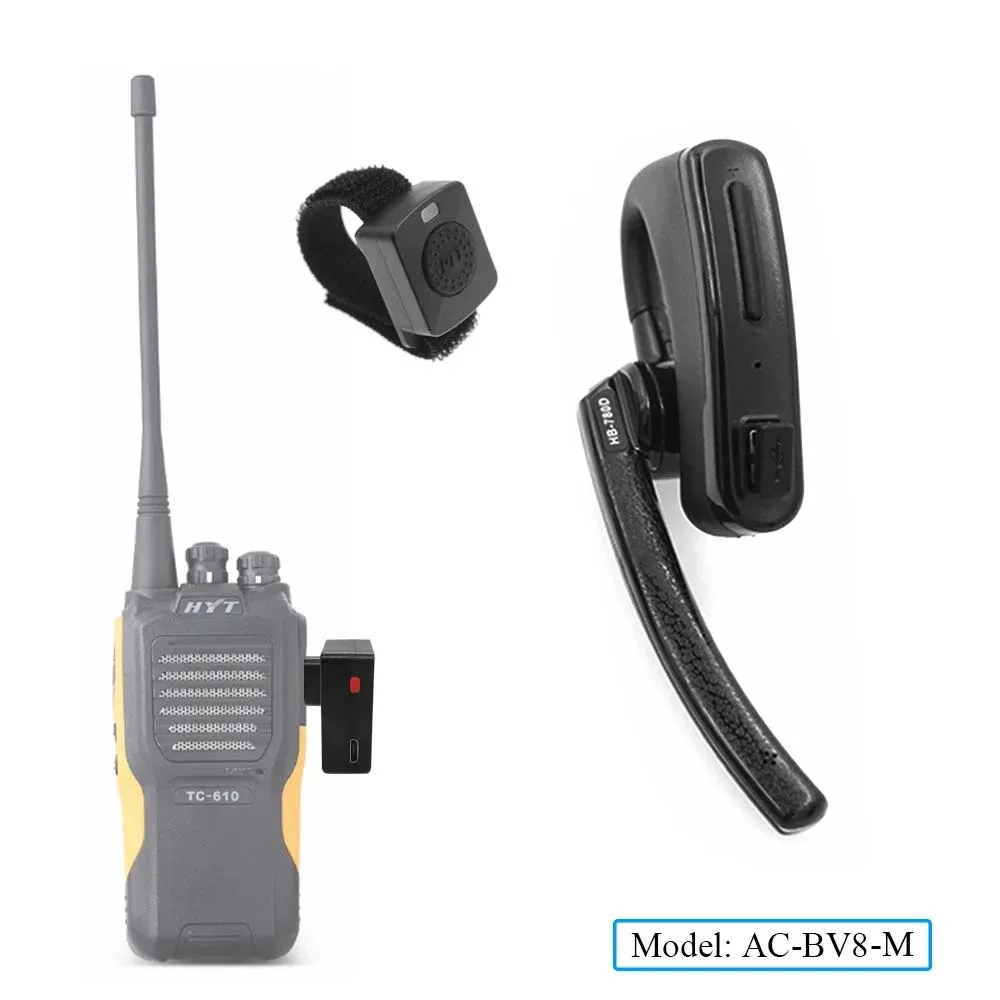 Kit Oreillette Avec Micro Et PTT Pour Talkies-walkies HYT TC-500, TC-610, TC-700 Et Autres Modèles