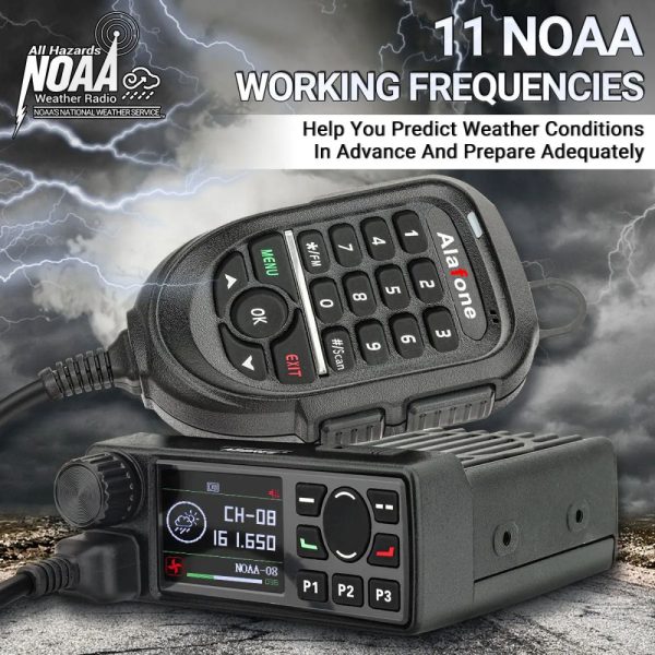 Alafone G550 25W Mobie Radio 108-520MHz Full Band AM AIR Band 999 Channels Amateur GPS Radio Car Radio Station with Microphone - Image 2