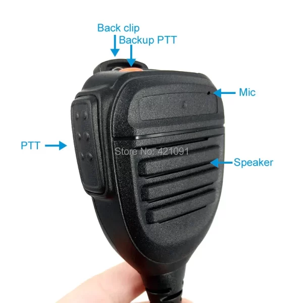 HYT  PTT Hand Microphone Speaker Mic for Hytera TC-700 TC-610 TC-620 TC-500 TC-518 TC-580 TC-446S TC-600 TC-618 Walkie Talkie - Image 4