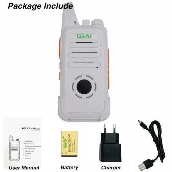 WLN KD-C1 Plus UHF 400-470MHz MINI Handheld Fm Transceiver KD-C1plus Two Way Radio Ham Communicator Walkie Talkie - Image 2