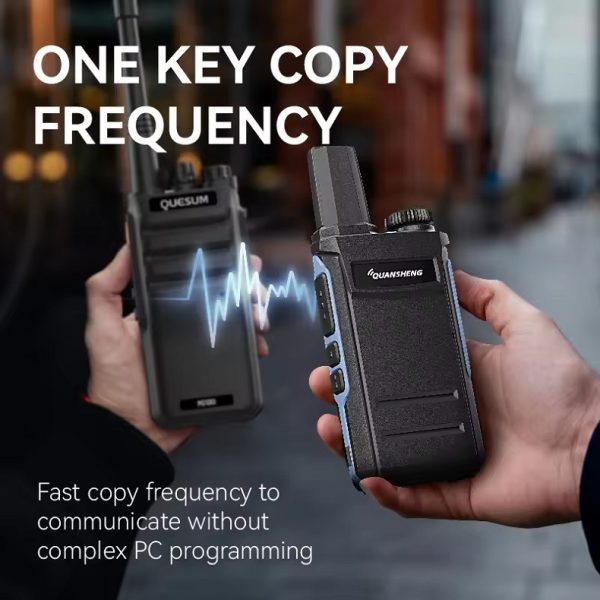 QuanSheng TG-A1 Slim Light Mini Walkie Talkie UHF 400-470Mhz FRS/PMR446 License Free