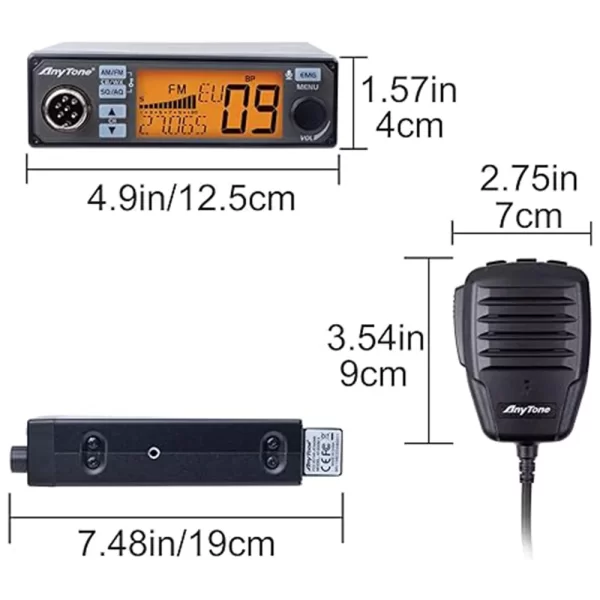 AnyTone AT-500M II AnyTone MOBILE CB RADIO AT-500M II Main Functions and Characters - Image 3