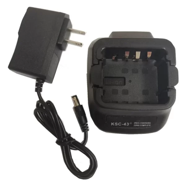 Kenwood TK2300 TK2302 TK2400 TK2402 TK3300 TK3302 TK3400 TK3402 Portable Radio Charging Dock with Adaptor