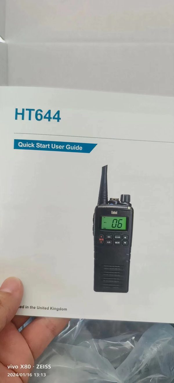 ENTEL HT644 Marine Radio Fully Submersible VHF IP68 waterproof VOX Interphone Boat patrol water sports Transceiver Commnucation - Image 3