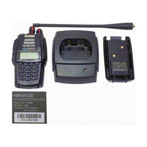 Kenwood UVF-1 Turbo UHF VHF Dual Band Handheld Two Way Radio - Image 4