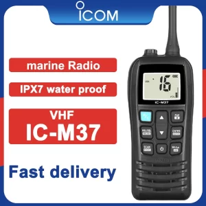 ICOM IC-M37 Handheld VHF Marine Radio Waterproof Portable Walkie Talkie