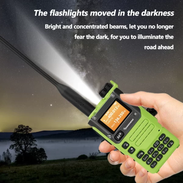 Quansheng UV-K6 Walkie Talkie 5W Green Air Band UHF VHF DTMF FM 50-600MHz NOAA Wireless Frequency Portable Transceivers - Image 5