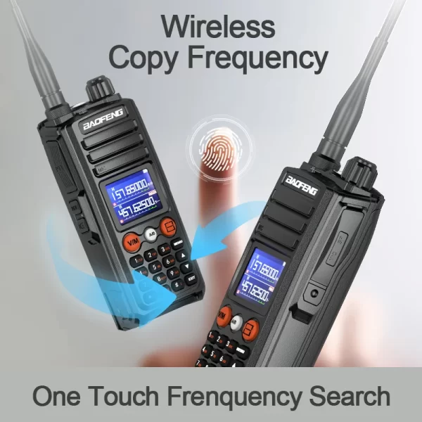Baofeng UV-27 Pro Max Updated 13.5W Tri-band Walkie Talkie 999CH Wirless Copy Frequency NOAA Ham Two way Radio - Image 6