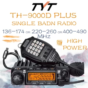 TYT TH-9000D PLUS 65W 200CHS SINGLE BAND Car RADIO 